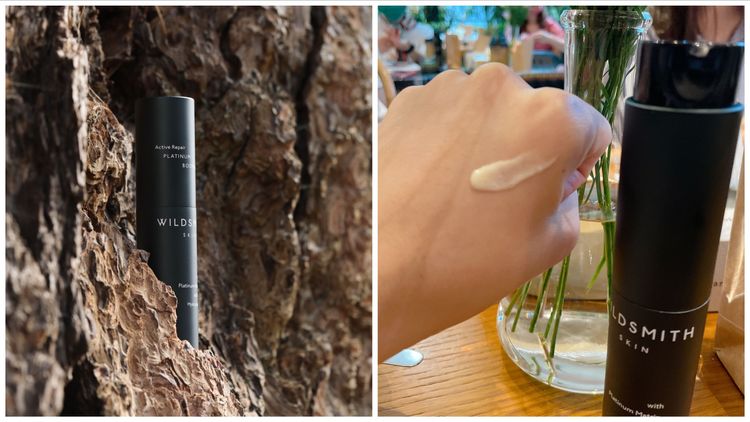 肌活修復鉑金撫紋精華乳，30ml／7200元。左圖品牌提供、右圖張家玲攝