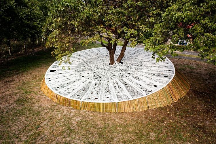 縱谷大地藝術季，安聖惠《療癒系列》。水保局台東分局提供