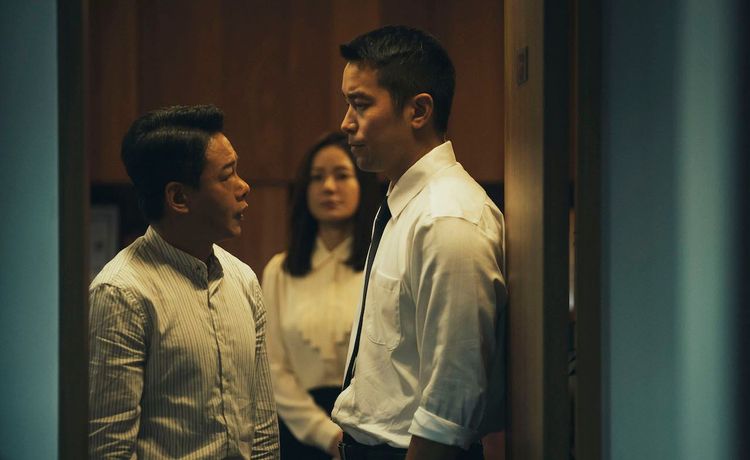 張孝全（右）和李康生有精彩對手戲。傳影互動提供