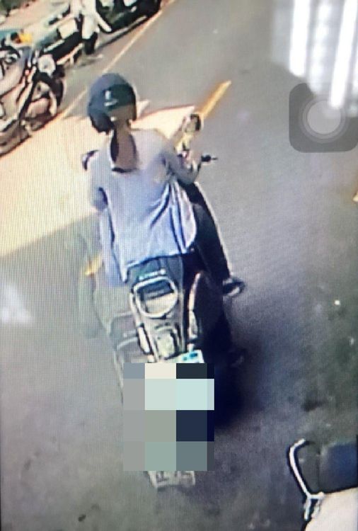 警方調閱監視器查出失主是林姓女子。讀者提供