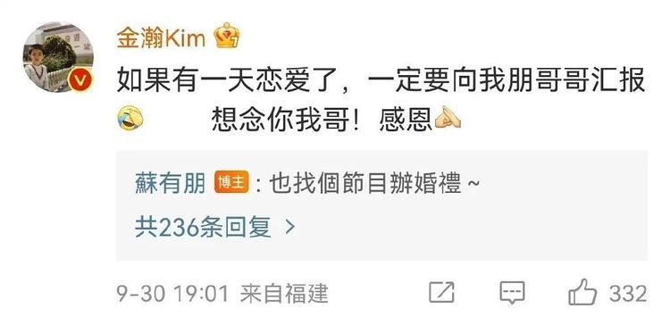 蘇有朋留言疑似暗酸張智霖，不久便刪除。翻攝蘇有朋微博