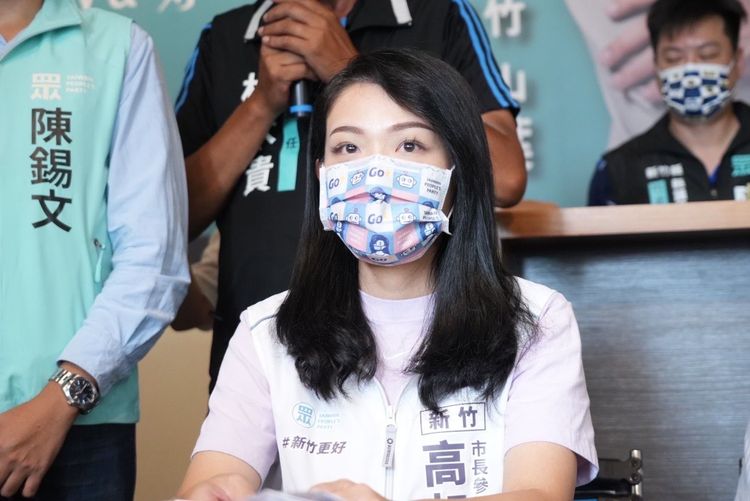 高虹安批沈慧虹登記參選、選舉看板都沒看見林智堅的身影。資料畫面