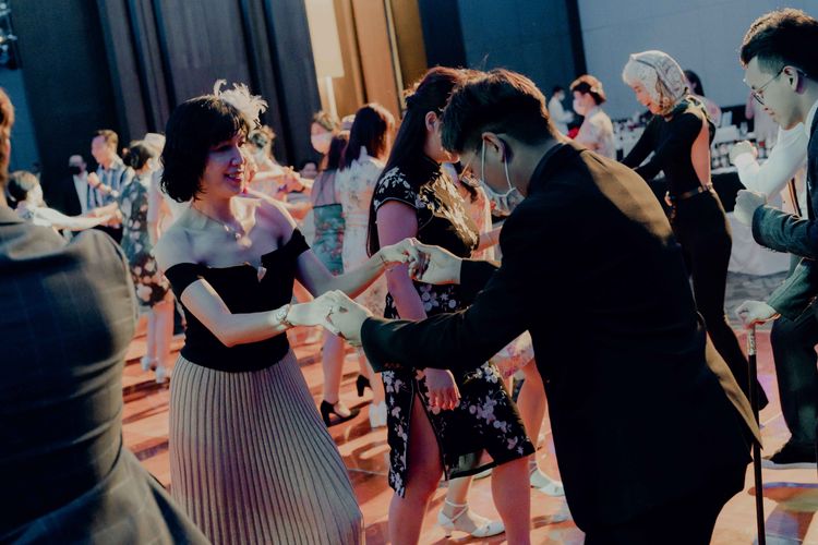 台南晶英酒店以搖擺舞與爵士樂，復刻「美好年代、老派浪漫」主題式派對。台南晶英提供