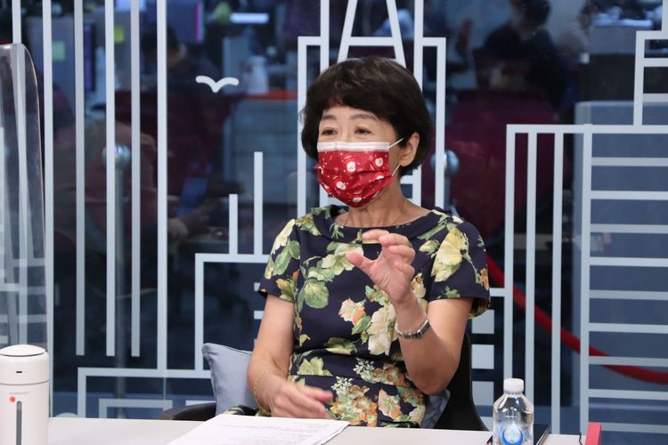 陳珮琪挺過肺腺癌。中天新聞提供