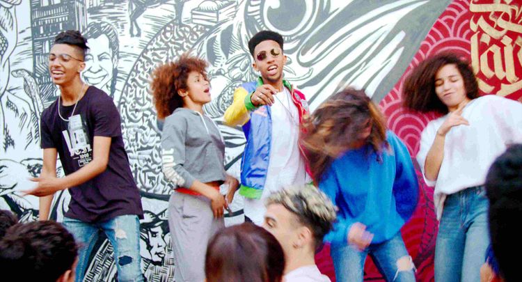 電影《聽見心嘻望》象徵了伊斯蘭女力蠢蠢欲動。海鵬影業提供