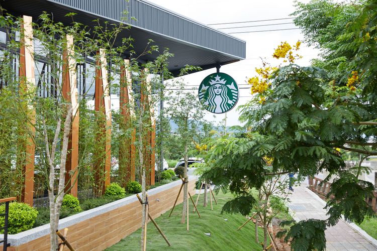 芎林文德門市呼應芎林鄉內繁茂青蔥的桂竹林。業者提供