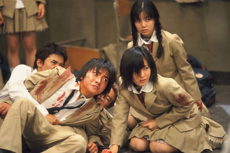《大逃殺》中同學們為活下去只能互相殘殺。車庫娛樂提供