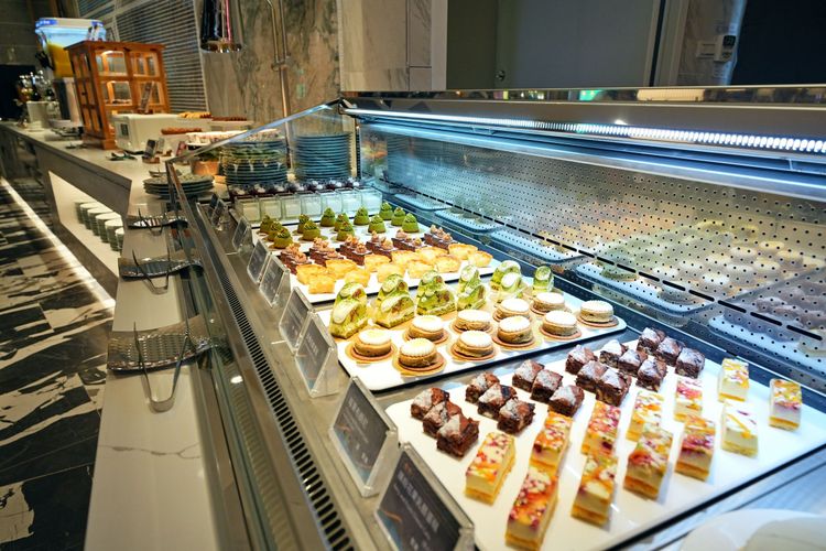 饗食天堂自製甜點。業者提供