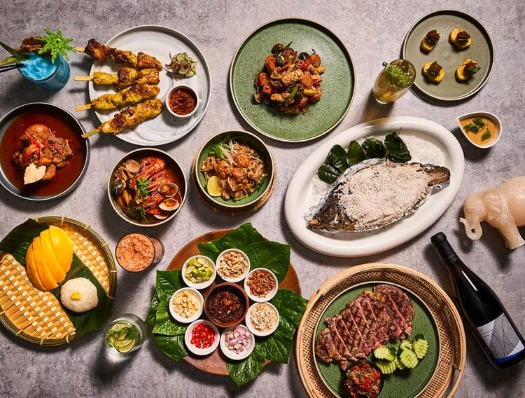 板橋凱撒全新蓮花餐廳提供泰式美饌。業者提供