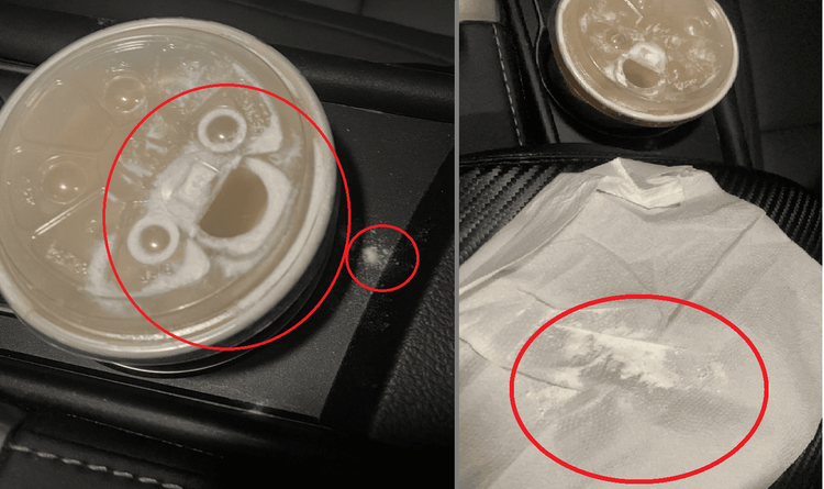 女房仲蒐集粉末提告。讀者提供