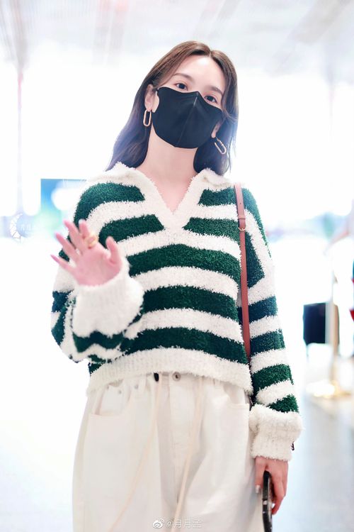 楊丞琳向來送機的粉絲揮手致意。翻攝月月孟微博