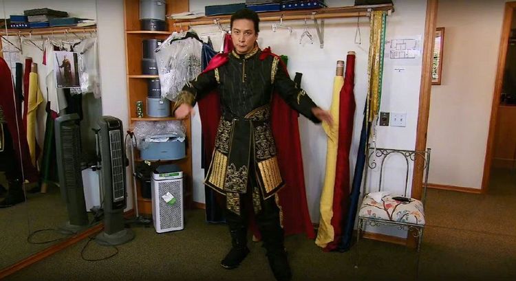 吳彥祖的孫悟空造型和以往的孫悟空不太一樣。翻攝微博