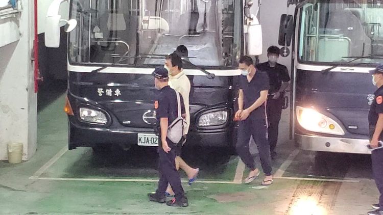 集團幹部陳均翰今被起訴移審法院。呂志明攝