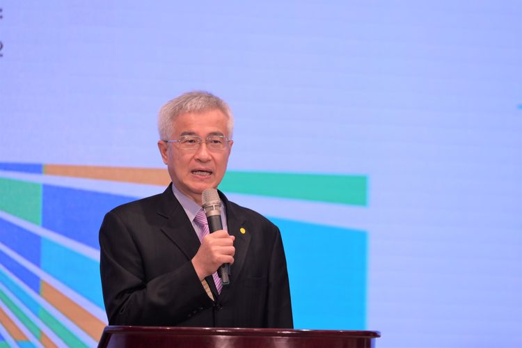 桃園市副市長李憲明出席記者會介紹國慶晚會活動。慶籌會提供