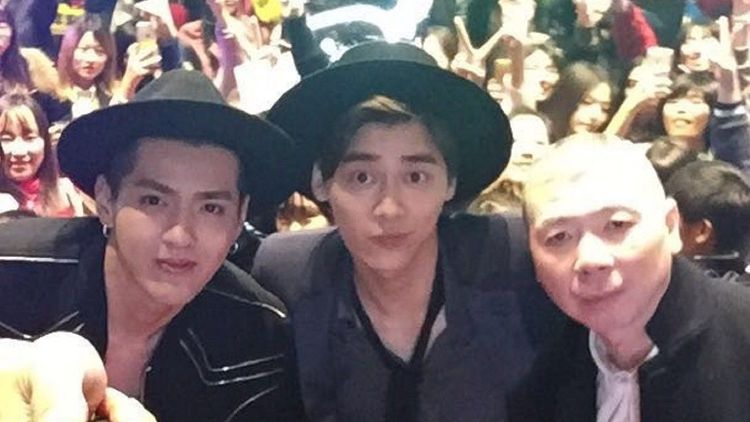 馮小剛（右起）主演的《老炮兒》，要角李易峰、吳亦凡都讓粉絲「塌房」了。翻攝電影老炮兒微博