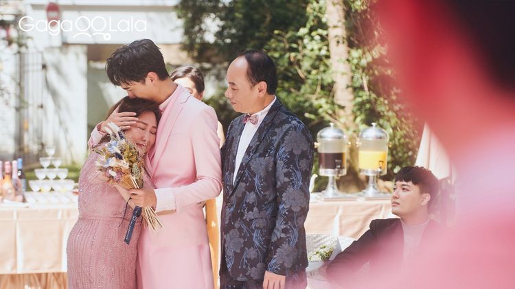 婚禮現場氛圍感人。GagaOOLala提供