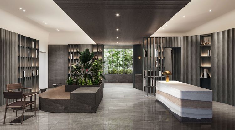 「上城若水」由台日國際團隊攜手打造這棟精工美宅，根據專案人員蘇厚印的說法，由於建案為市民大道罕見的小坪數規劃，今年3月公開至今銷售逼近8成。業者提供