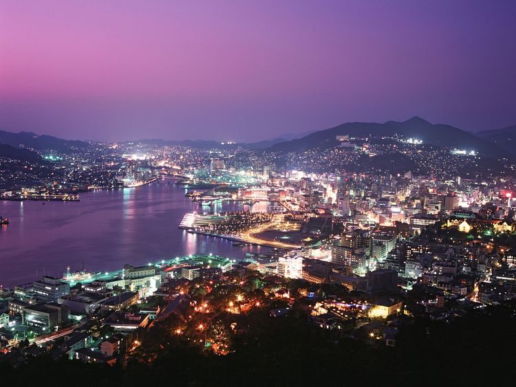 長崎夜景（鍋冠山）。長崎縣觀光連盟提供