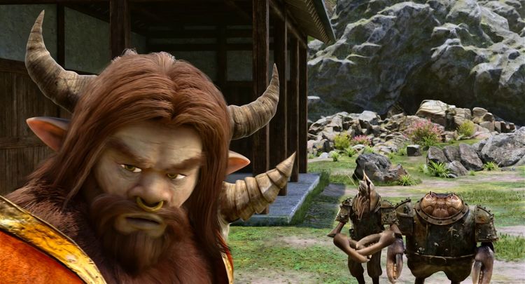 《孫行者傳》牛魔王的形象威嚴。數位領域電影文化提供