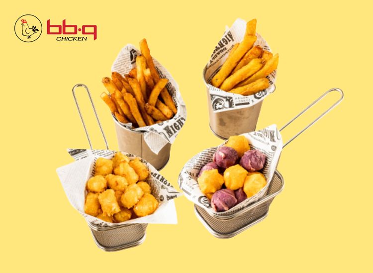 bb.q CHICKEN 10月13日起至12月15日止，持炸雞就醬夾外帶購買指定炸物，享半價優惠。業者提供
