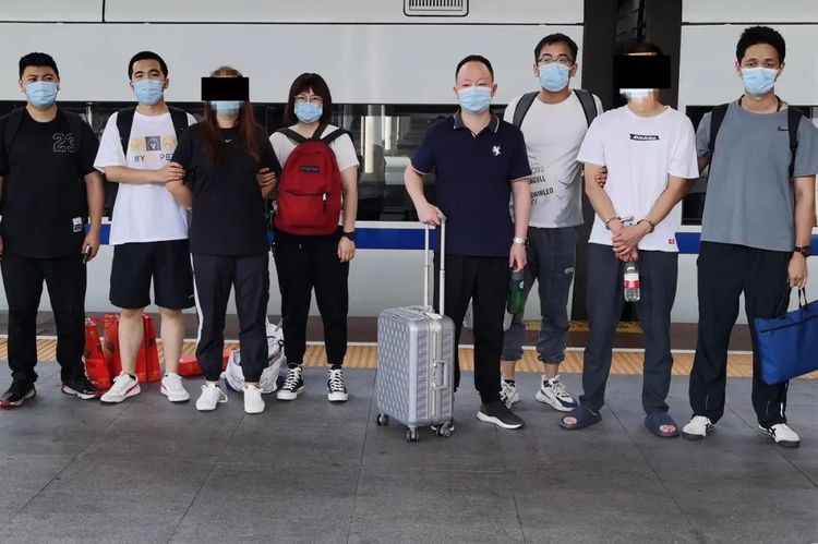 警方逮捕涉案人士。翻攝環球網