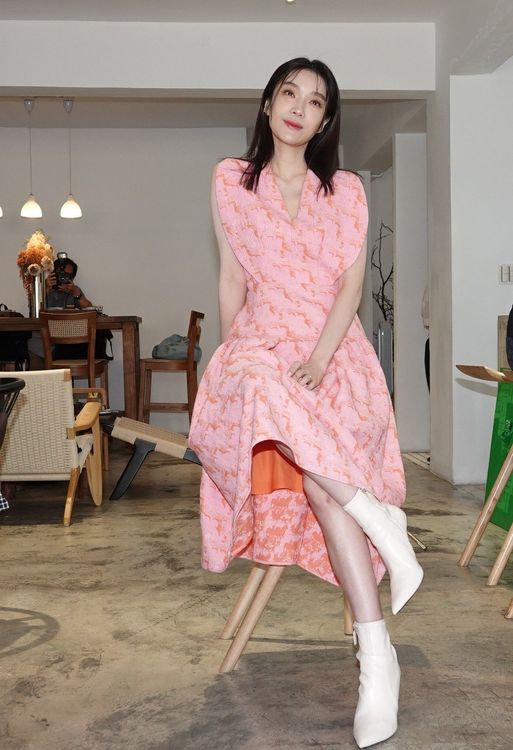 蔡淑臻紅毯只求不要被罵。陳德興攝