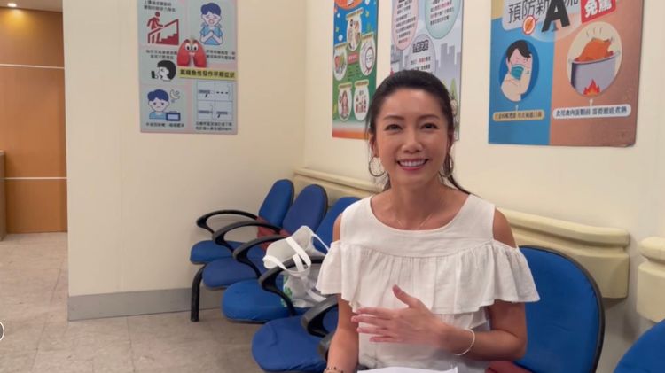 強震當下林韋君拍攝中，當下嚇瘋腦袋一片空白。民視提供