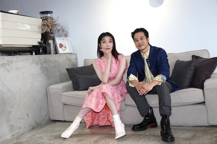 蔡淑臻（左）不知薛仕凌就是大嘴巴40。陳德興攝