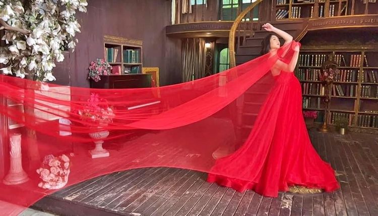 文汶寫真拍的霸氣。民視提供