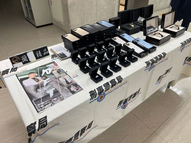 連千毅被查扣的鑽戒名錶都是山寨貨。資料照片