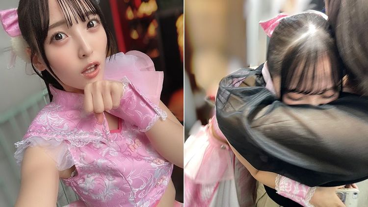 由良ゆら換裝後在登台前去上廁所，結果被關廁所1小時才脫困。翻攝自由良ゆら推特