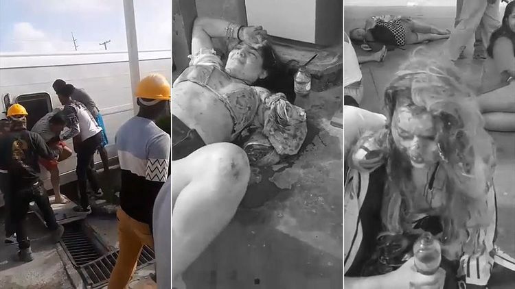 車禍現場。翻攝自推特