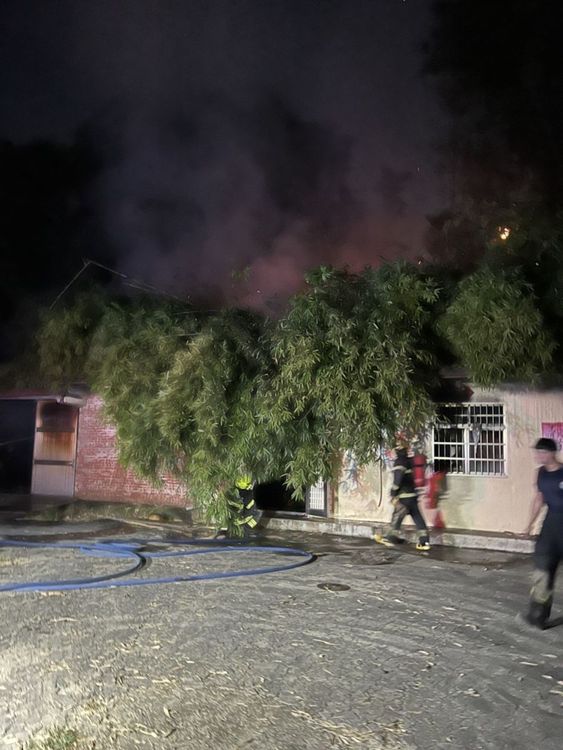 古姓老翁命喪火窟。民眾提供