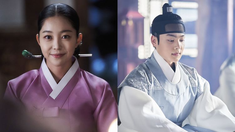 金佳恩（左圖）飾演侍女出身的嬪妃，兒子由《女神降臨》金珉基詮釋。Netflix提供