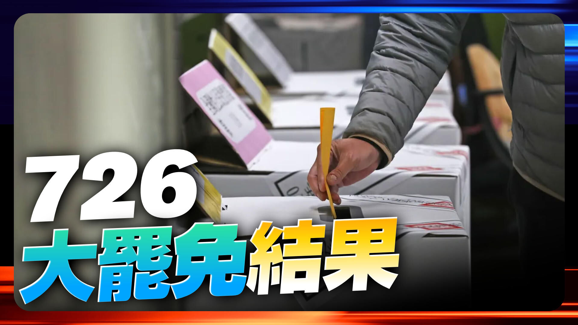 726大罷免結果