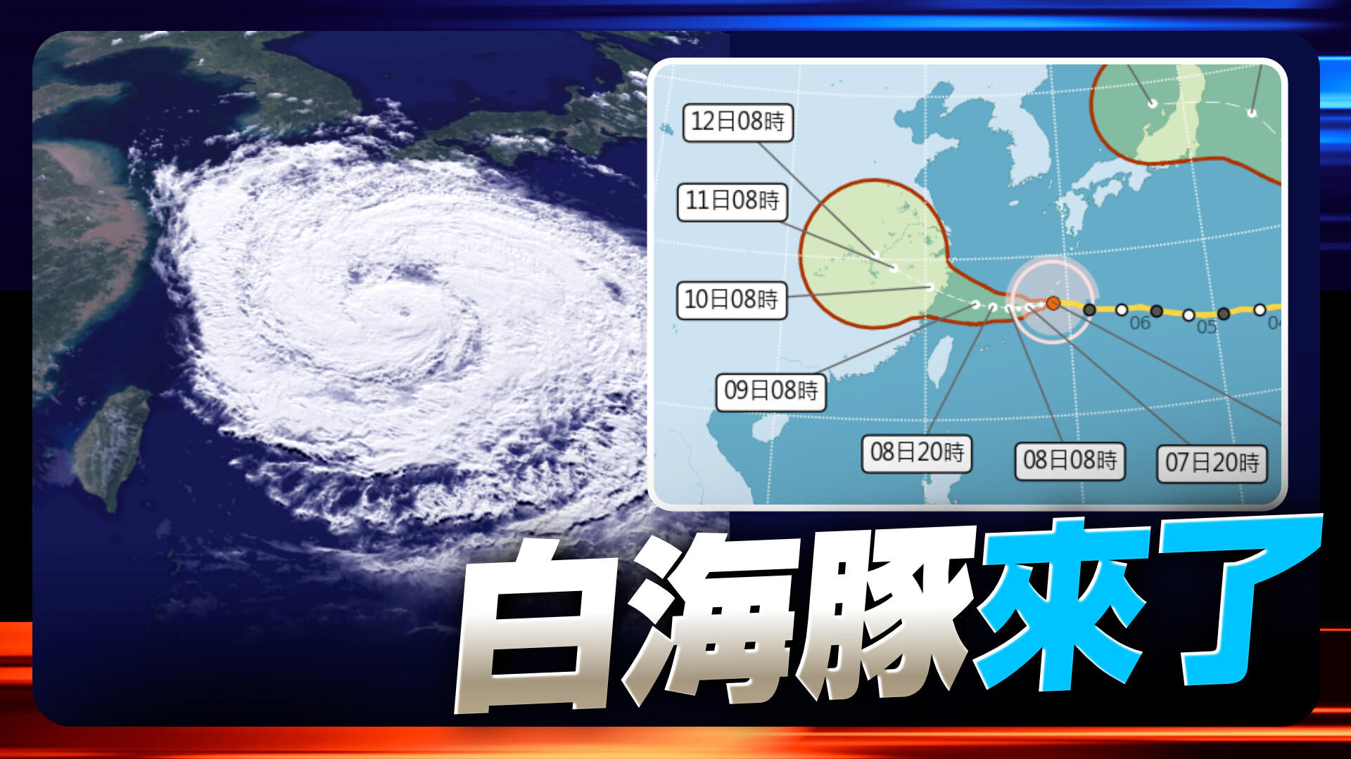 白海豚颱風來了