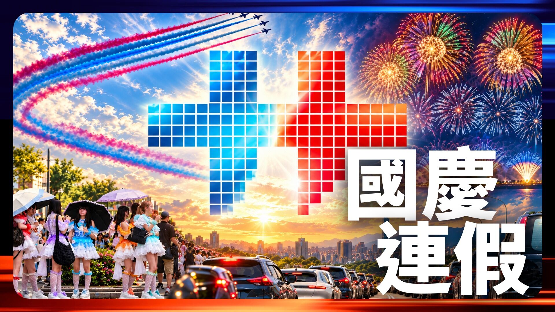 國慶連假看煙火