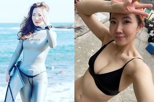 颱風近逼中！謝忻潛水見情侶「高危耍浪漫」　驚：談戀愛好辛苦