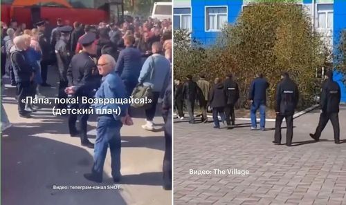 俄羅斯瘋狂徵兵！直接衝教室抓學生上前線　稚兒哭喊「爸爸回來」影片曝