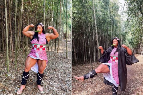 網美cos彌豆子!眾人一看驚呆了 「無慘直接被秒殺」