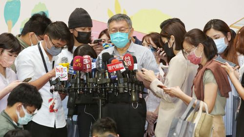 枯等蔡英文2小時唸完稿快閃 柯文哲:好歹讓人家吐一下苦水