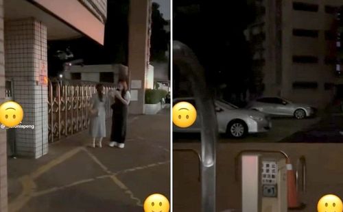 把車停進學校!結果大門緊閉無法離開 網酸:放進去一下下就好?