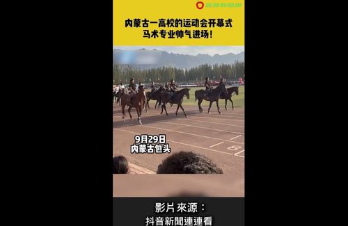 不愧是「馬背上的民族」！　內蒙古農業大學運動會「馬兒亂入」讓網友嗨翻