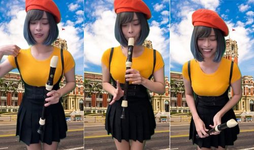 郭鬼鬼釋出「橘色惡魔」NG片段 模仿邊跳邊吹!「魔性晃動」好暈