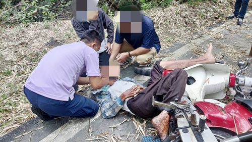 高雄8旬翁迷路自摔爬不起來 山區路倒1天1夜獲救