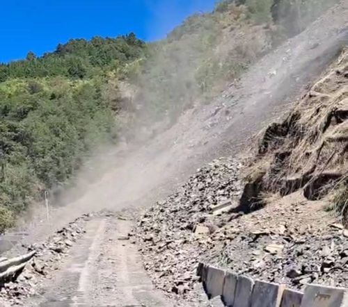 搶修中橫靈甫！公路總局將封閉2周趕工　便道增開5班供居民採購物資