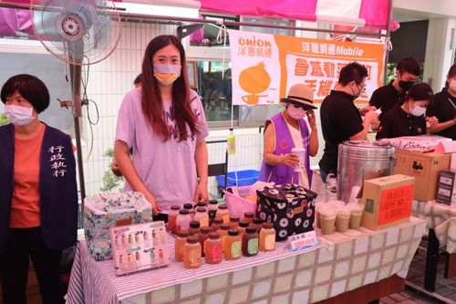  彰化法拍首移育幼院　廠商義賣相挺百院生樂開懷