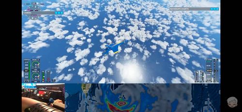 網紅如《捍衛戰士》開飛機直擊颱風眼　網友：超擬真