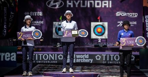 反曲弓女將彭家楙擊敗墨西哥選手　世界盃射箭年終總決賽奪銅