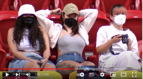 跨聯盟賽│女球迷「激凸」超搶鏡！　10秒畫面網全看呆：導播一生平安